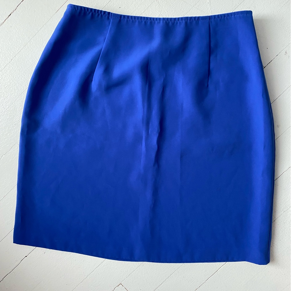 Vintage blue mini skirt size 7/8